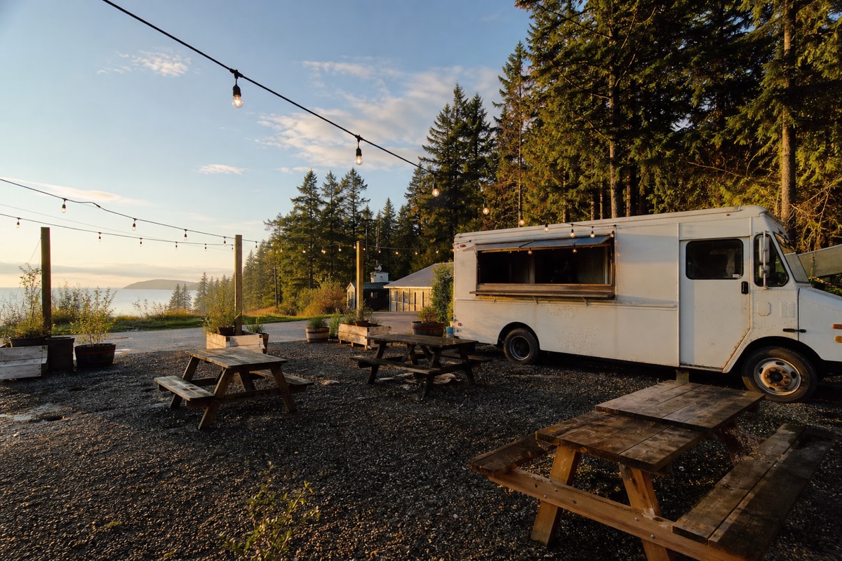 Tofino's casual food-truck and brewery scene