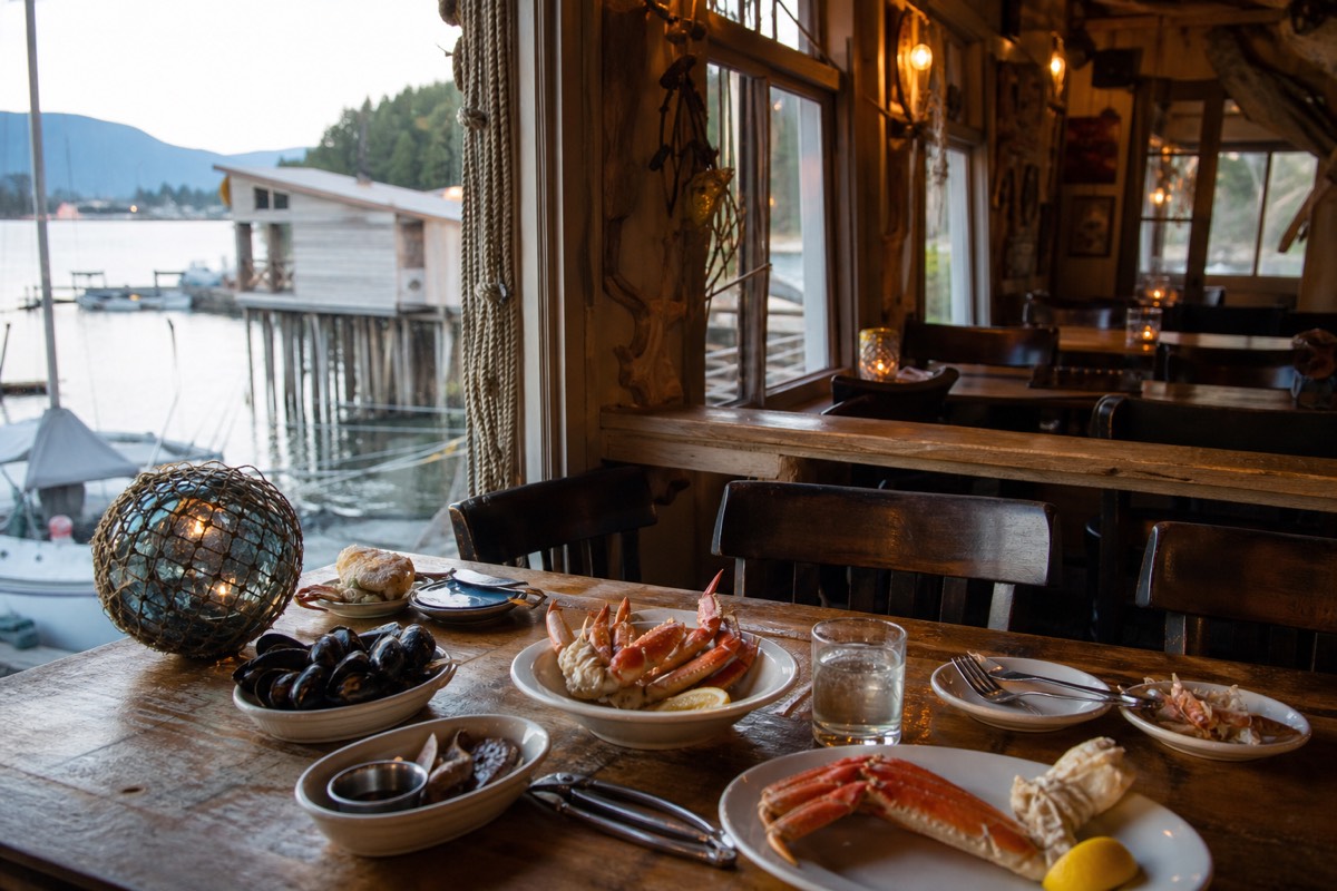 A West Coast seafood restaurant in Tofino