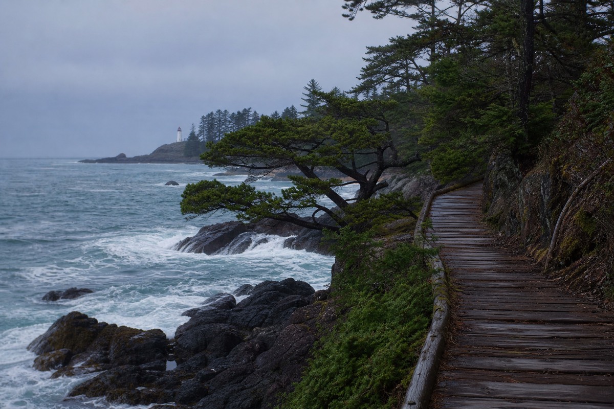 The Wild Pacific Trail near Ucluelet